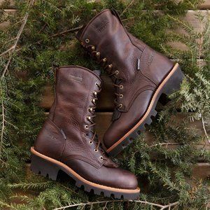 carolina || elm logger boots dark brown